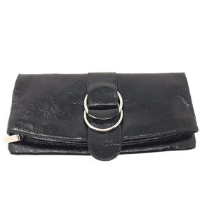 HOBO International black leather clutch